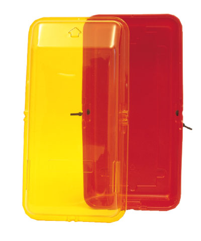 cassette portaestintori in "abs" coperchio blindo light - per kg1