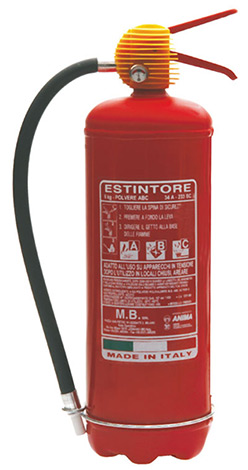 estintore a polvere da kg 6